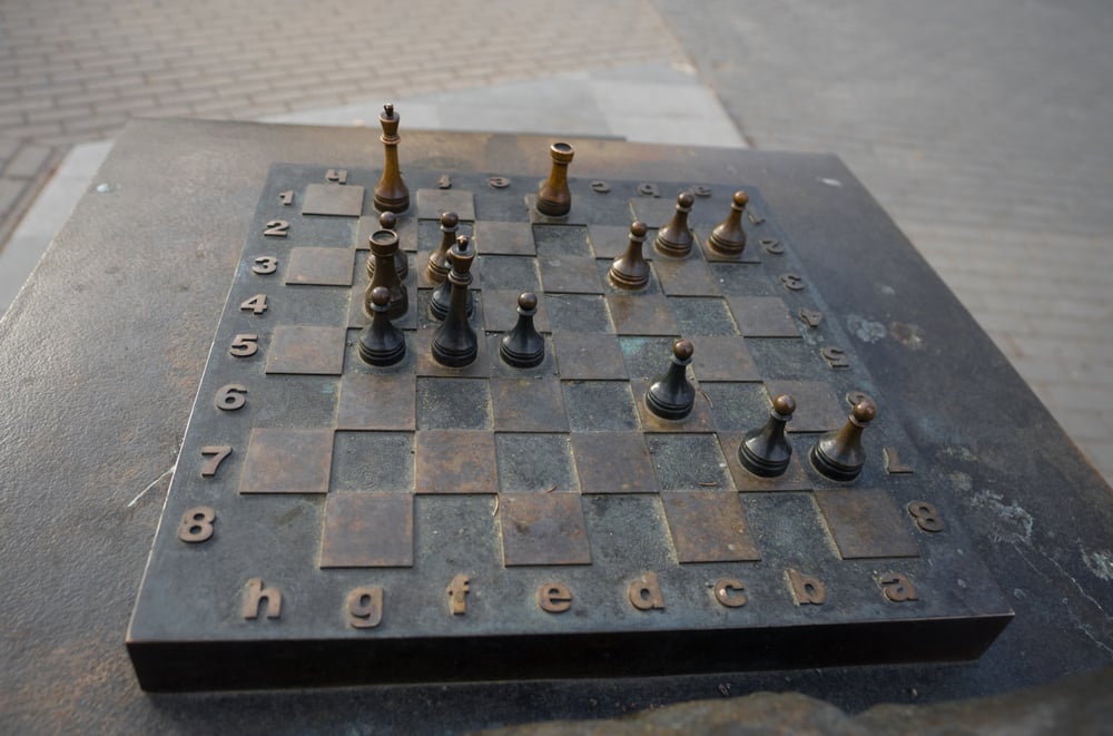 Keyword Q&A : Chess Board With Algebraic Notation Picture